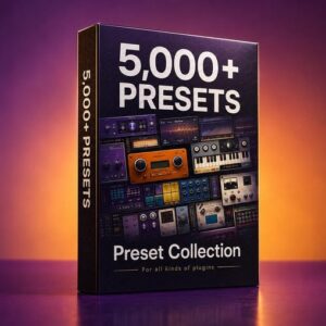 Bundle of 5,000 professional presets designed for a wide range of industry-leading plugins including Universal Audio presets, FabFilter presets, Oeksound Soothe2 Spiff and Bloom providing mix-ready tones dynamics shaping EQ curves vocal chains guitar rigs reverbs delays saturation and creative textures for producers engineers and sound designers seeking an all-in-one preset bundle that covers FabFilter Pro-Q 4, FabFilter Pro-MB, Valhalla VintageVerb, Valhalla Room, Valhalla Shimmer
