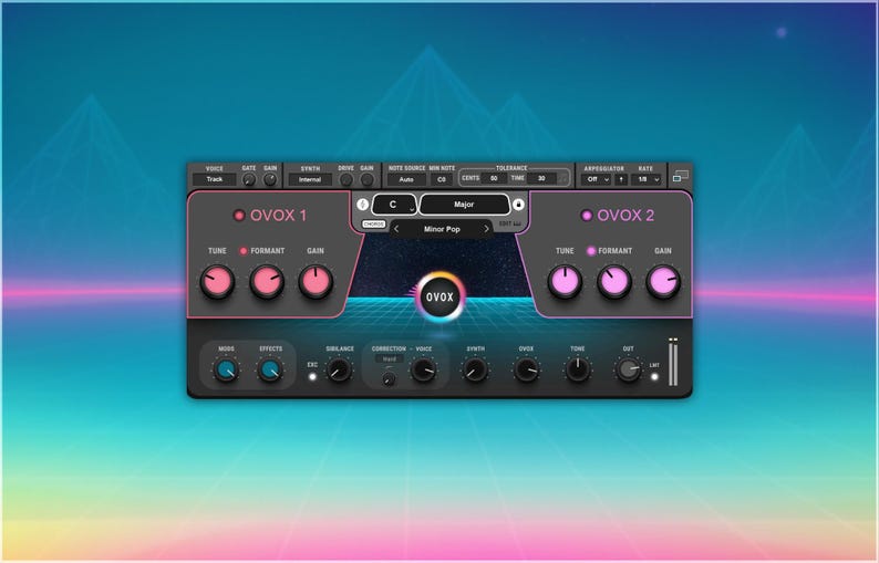 Waves OVox Vocal ReSynthesis is an advanced vocal processing plugin that transforms voice into powerful synth like textures using vocal synthesis harmonization and modulation Featuring formant control arpeggiators pitch correction filters and built in effects it enables creative vocal design for EDM hip hop pop and experimental music Perfect for producers and sound designers OVox adds futuristic character depth and expressive vocal manipulation to any track