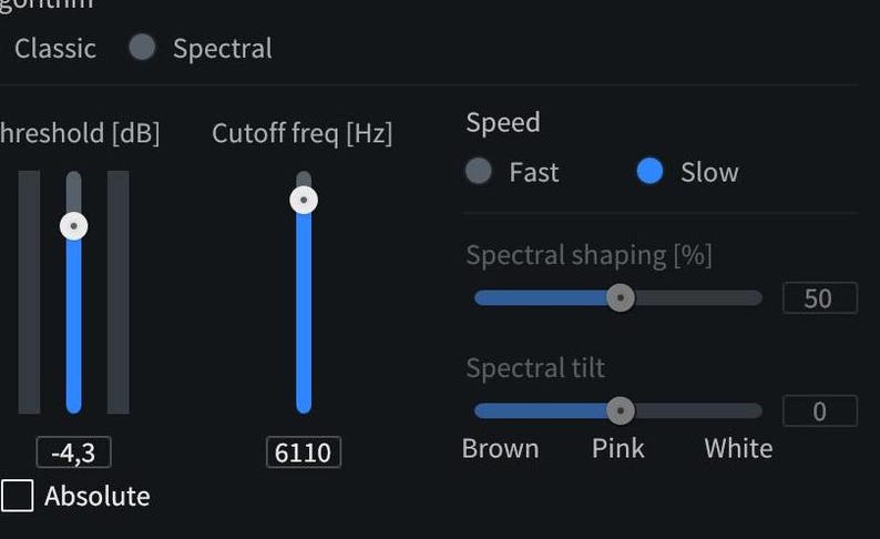 iZotope RX 12 Complete Preset Pack interface showing waveform, noise reduction, dialogue repair, and instrument presets for professional audio repair, mix clarity, and tonal balance